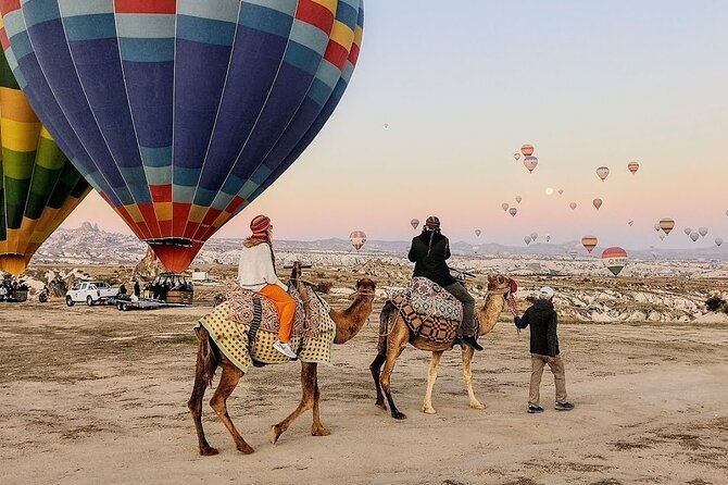 2 hour Camel ride in Cappadocia - Sunrise vs Sunset: Balloons in the Background or Golden Views