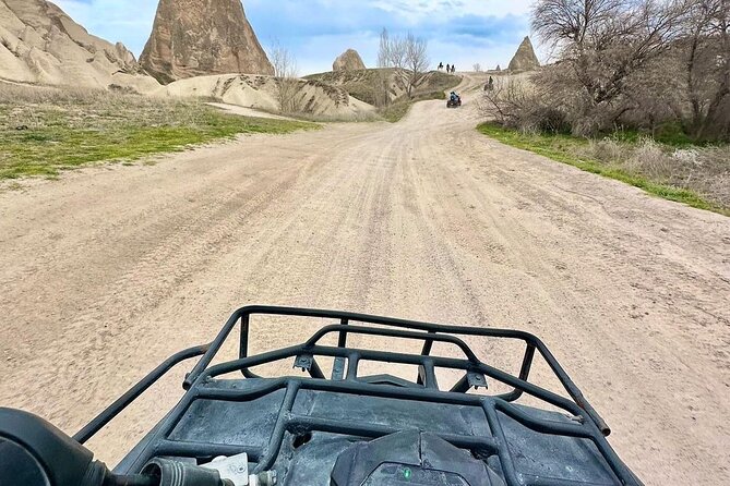 ATV Quad Bike Ride in Cappadocia at Sunset, Sunrise or Daytime - Red Valley Stop: Panoramas, Rock Formations, and a Quick Win for Photos