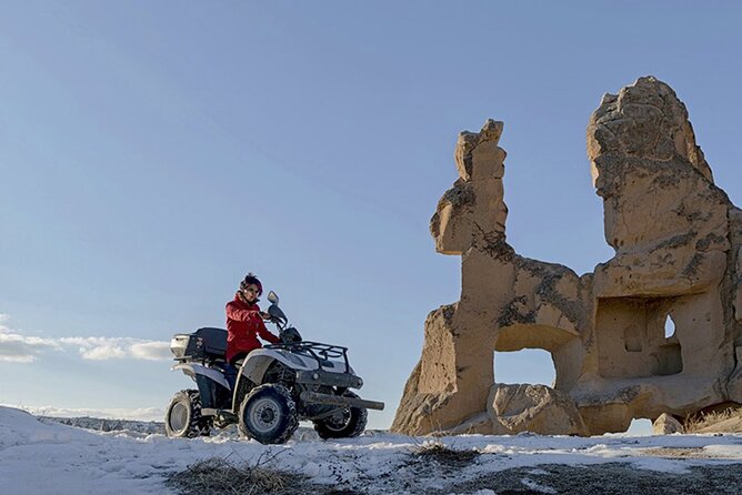 Atv tour in Cappadocia - Stop 2, Cavuşin: Cave Houses and Rock Formations from the Valley Side