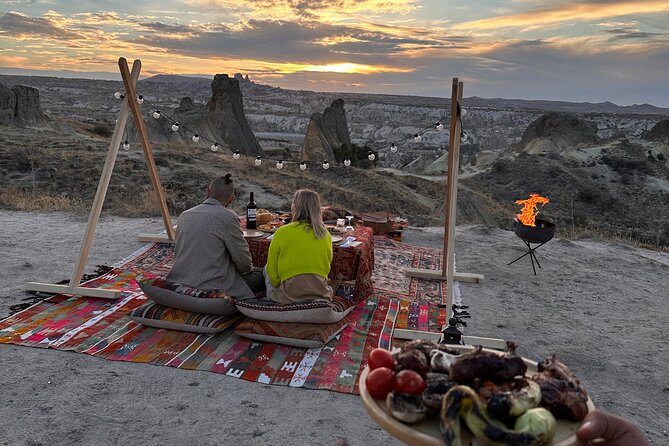 Barbecue Picnic in the valley (Sunset Time) - What you actually eat: mezes, grilled meats, cheese, and fruit