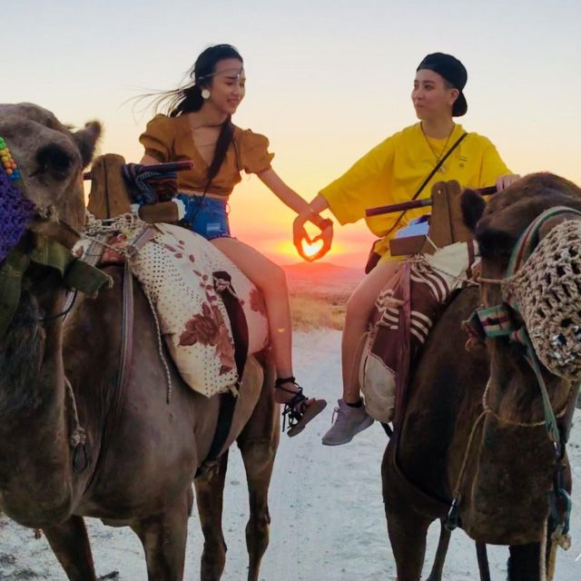 Camel ride in Cappadocia - Getting picked up in Göreme, then starting with a guide briefing