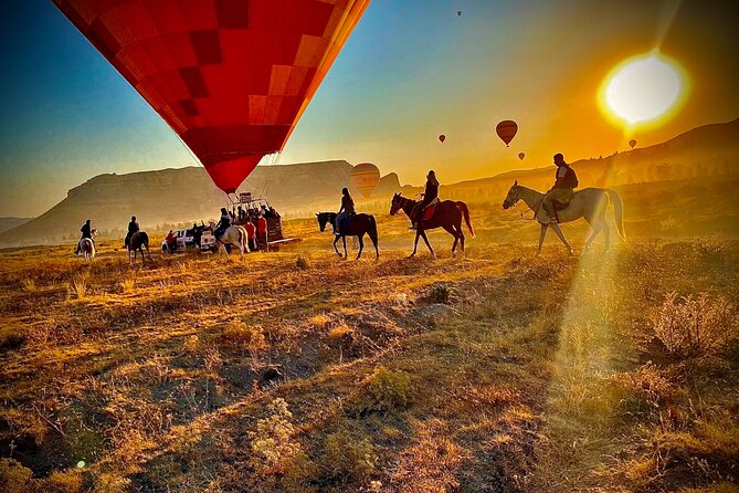 Cappadocia 2 hours Horse Riding Experience - flexible time - Red Valley in Kızılçukur: red rock drama and a quick church pause