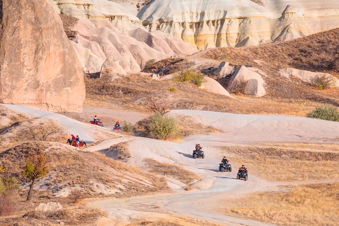 Cappadocia 2-Hours Sunset ATV Quad Tour w/Free Hotel Transfer - The 2-hour route: Love Valley and Rose Valley photo stops