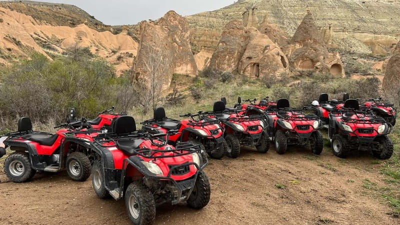 Cappadocia Atv Tour : Full Extremly Atv Tour (Private Route) - The ride to the Three Graces or Three Sisters zone
