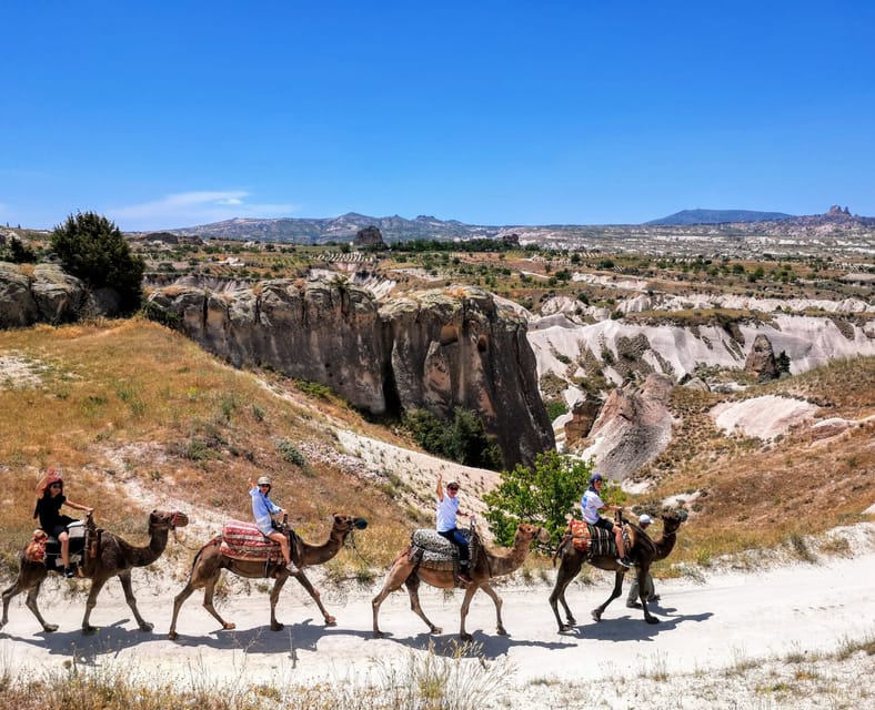 Cappadocia Camel Safari Tour - Red Valley, Rose Valley, and Meskendir Vadisi: how the stops work on the ground