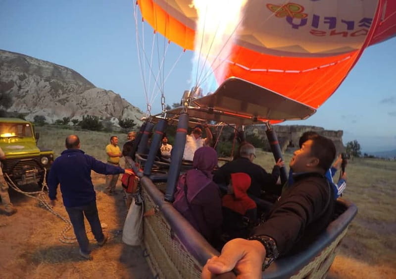 Cappadocia: Cat/Ihlara Valley Sunrise Hot Air Balloon Ride - In the Air: Fairy Chimneys, Cave Homes, and Sunrise Light