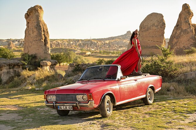 Cappadocia Classic Car Sunset or sunrise - Stop 1: Göreme photo pause before you head into the park