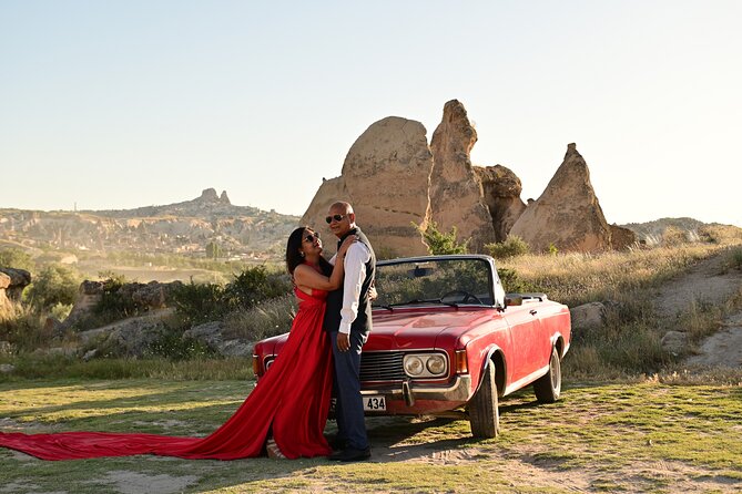 Cappadocia Classic Car Sunset or sunrise - Stop 2: Göreme National Park balloon take-off views close to the action