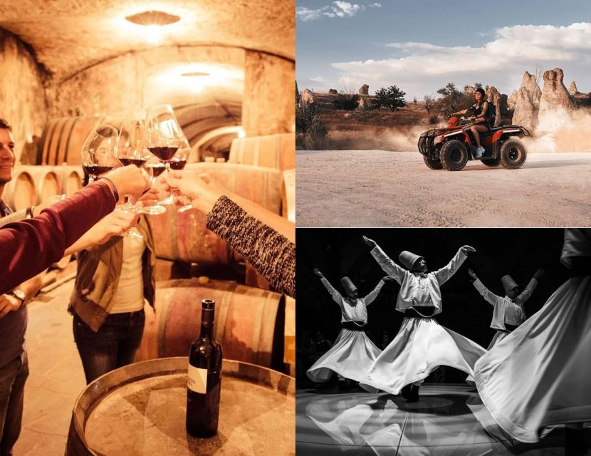 Cappadocia: Combo Tour with Wine Tasting and Adventure Tours - The 3 glasses that turn tasting into a real decision