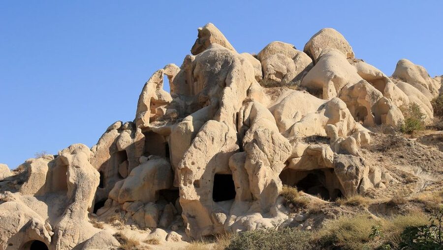 Cappadocia: Full-Day Red Tour with Underground City - Göreme Open Air Museum: cave churches and Byzantine frescoes
