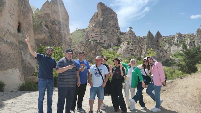 Cappadocia: Guided Red Tour with Lunch and Ticket - Uchisar Castle: the big fairy chimney moment