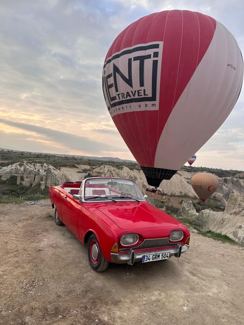 Cappadocia: Hot Air Balloon Watching Tour with Classic Car - Key things to know before you go