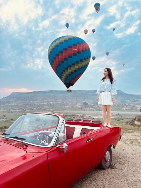 Cappadocia: Hot Air Balloon Watching Tour with Classic Car - Watching Balloons Prepare Before Takeoff, Not Just the Final Act