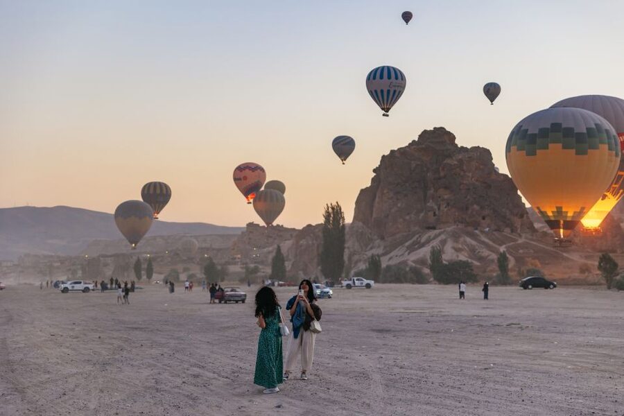 Cappadocia: Panoramic Hot Air Balloon Viewing Tour - Private vehicle pickup, group up to 15, and what that means for comfort