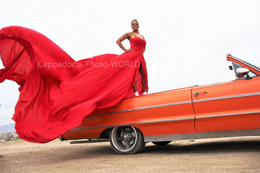 Cappadocia Photo Shoot with Classic Car and Flying Dress - Key points to know before you go