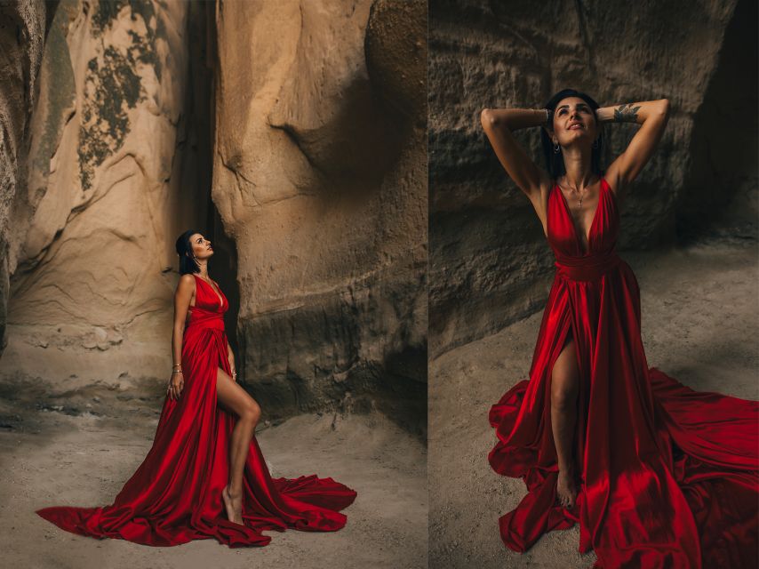 Cappadocia: Photo Shooting With Flying Dresses - The Flying Dress Details: Satin, Help, and What You Should Bring