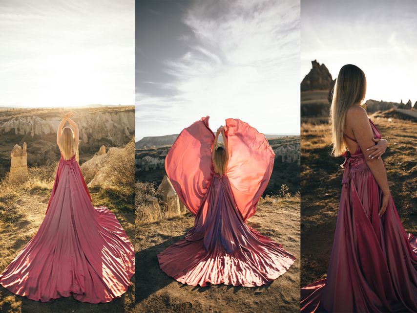 Cappadocia: Photo Shooting With Flying Dresses - Photo and Video Delivery: Edited Stills Plus Reel Videos