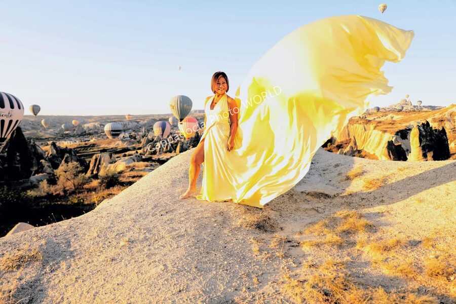 Cappadocia Photoshoot with Flying Dress - Photo delivery: what you get after the shoot
