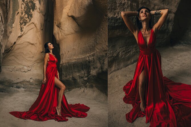 Cappadocia Photoshooting with Flying Dress - Team Quality: English Support And Hands-On Guidance