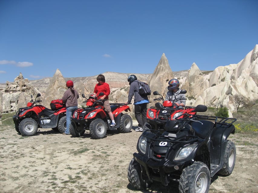 Cappadocia: Quad Bike Safari Tour - Love and Red Valleys Photo Stops: Rock Formations, Greek-Era Architecture, and Stops That Matter