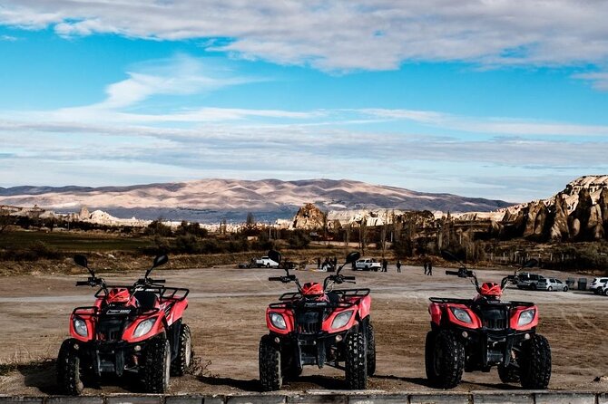 Cappadocia Quad Safari Experience Sunrise Sunset Daytime - Your pre-ride safety check: helmets and ATV condition