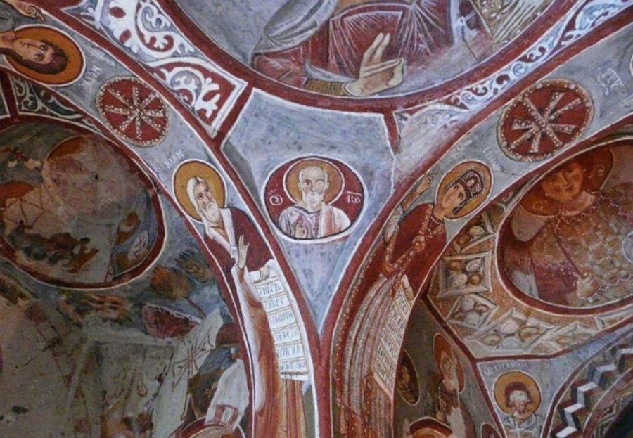 Cappadocia: Red Tour and Sunrise Balloon Tour - Göreme Open Air Museum: Byzantine Paintings You Can Actually See