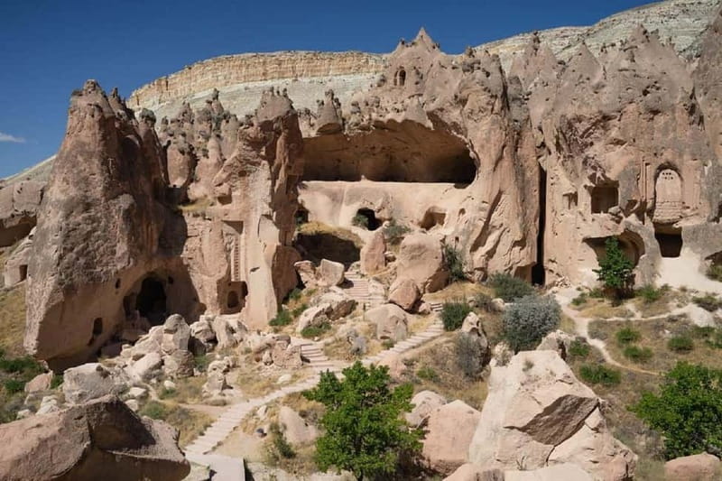Cappadocia: Red Tour with Lunch & Pottery Demonstration - Love Valley: Quick Photo Time, Giant Rock Formations