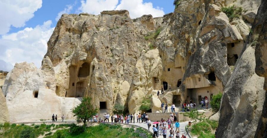 Cappadocia Red Tour with Small Group Full-Day Include Lunch - Pasabagi Valley: the three fairy chimneys and the Saint Simeon link