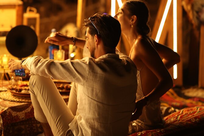Cappadocia Romantic Dinner İn The Valley with Concept - The dinner setup and the calm timeline