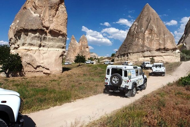 Cappadocia: Sunrise and Sunset Jeep Safari - Göreme Valley, tunnels below your feet and dark cave interiors