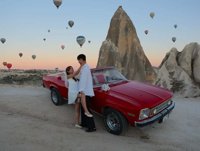 Cappadocia Sunrise or Sunset Photoshoot - The Bouquet, the View, and Why the Small Props Matter