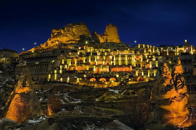 Cappadocia Sunset and Night tour with dinner - Stop 3: Ortahisar Panorama and the Rock-Cut Castle