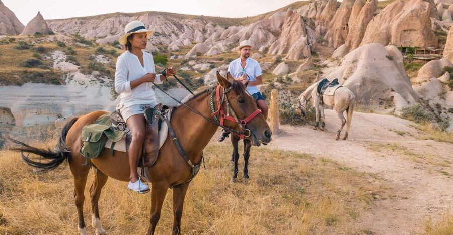 Cappadocia: Sunset Horse Trek Through the Valleys - Choosing Your Pace: Calm Riding Through Designated Paths