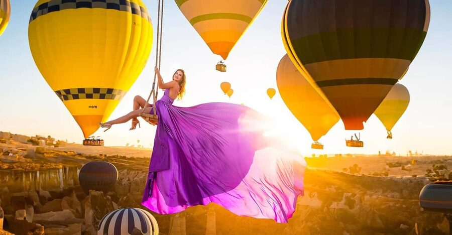 Cappadocia: Taking photo with Swing at hot air balloon view - Price and value: what $803 per person buys you