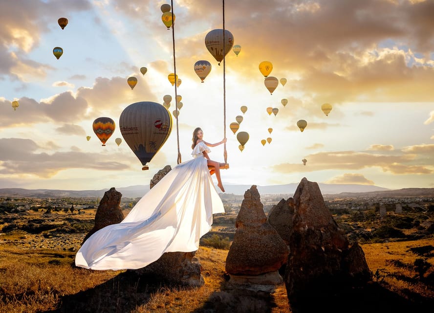 Cappadocia: Taking photo with Swing at hot air balloon view - Logistics that matter: group size, language, and pacing