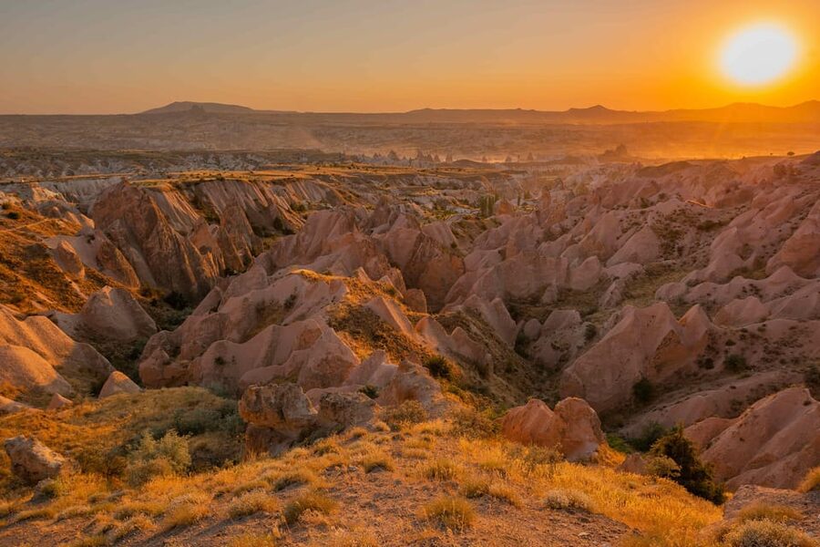 Cappadocia Watching the Sunset With Wine in Red Valley - Why Red Valley Looks Like a Movie Scene at Sunset