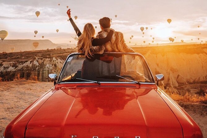 Classic Car Tour in Cappadocia Sunrise/Sunset - Stop 1 Rose Valley: Short Stop, Big Photo Potential