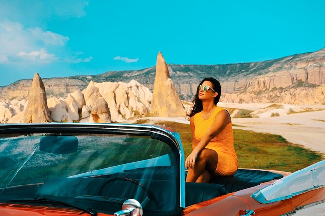 Classic Car Tour in Cappadocia Sunrise/Sunset - Stop 2 Çavuşin: Rock-Cut Churches and a Castle View