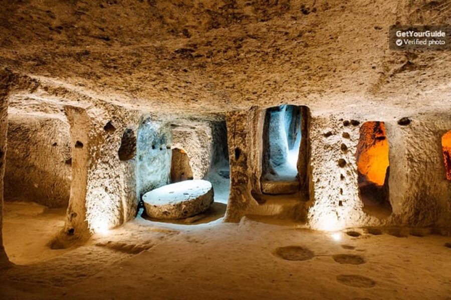 From Cappadocia: Green Tour with Hikes, Caves & Lunch - Kaymakli Underground City Descent: Tunnels, Rooms, and Daily Life