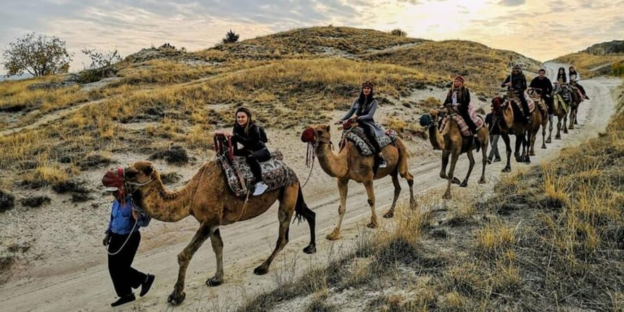 From Cappadocia: Sunrise or Sunset Camel Riding Day Trip - Red and Rose Valleys by Camel, With Almila Tour
