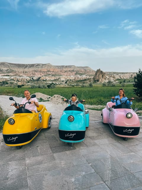 From Göreme: Cappadocia Electric Trike Tour - Çavuşin village: old cave living, churches, and dovecotes on the rocks