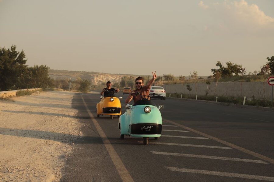 From Göreme: Cappadocia Electric Trike Tour - Paşabag break: fairy chimneys of different types, plus the Christian context
