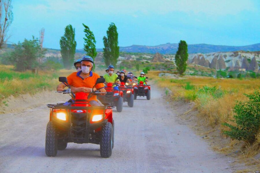 From Göreme: Cappadocia Valleys at Sunset ATV Tour - From Göreme to the Trails: Sunset timing and how the day starts