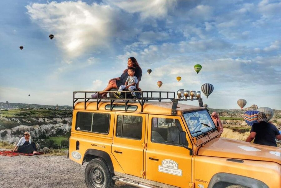 From Göreme/Ürgüp: Cappadocia Jeep Safari Sunrise or Sunset - The drive plan: valleys, fairy chimneys, and made-by-humans caves