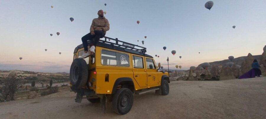 From Göreme/Ürgüp: Cappadocia Jeep Safari Sunrise or Sunset - Hot air balloons during sunrise: worth it, but watch the angles