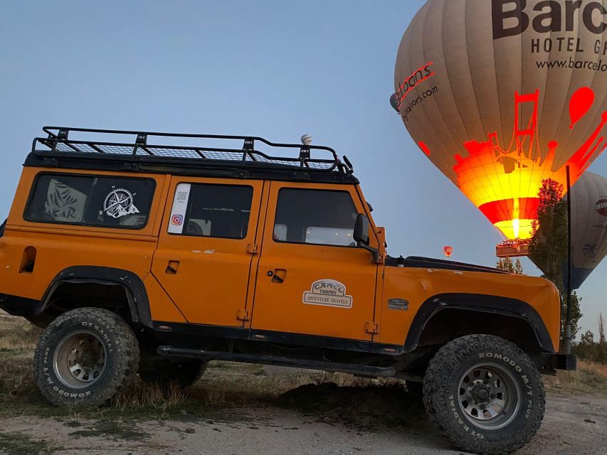 From Göreme/Ürgüp: Cappadocia Jeep Safari Sunrise or Sunset - Getting to and from your hotel, without the headache