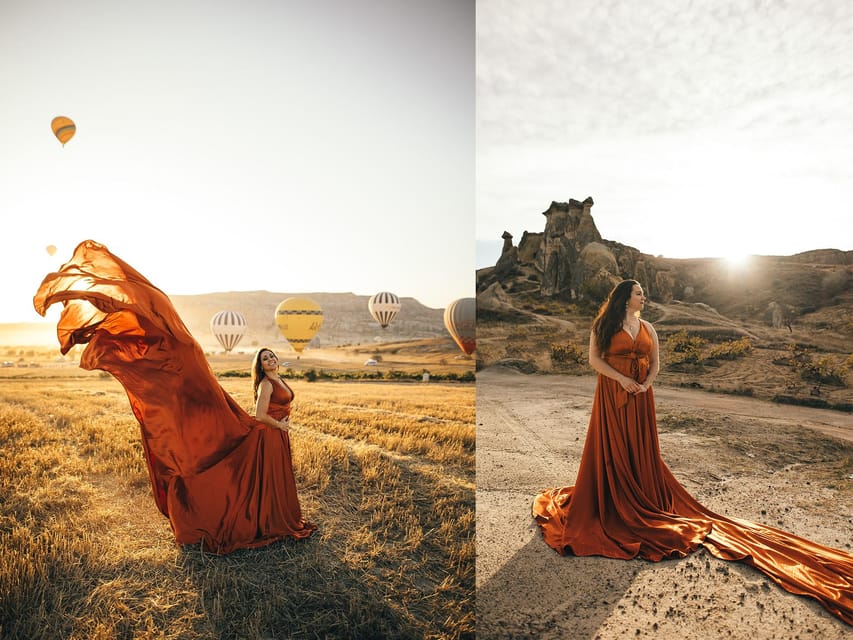 Göreme: Cappadocia Satin Flying Dress Rental - FAQ