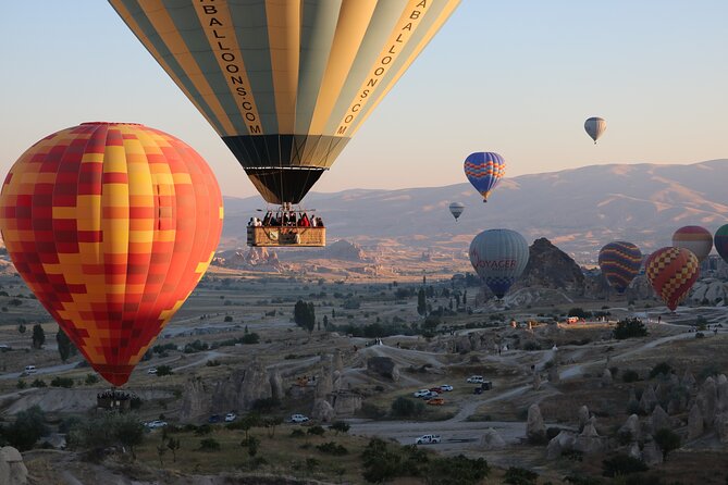 Hot Air Balloon Flight in Cappadocia with Champagne - The Flight Route: Love Valley, Rose Valley, Uchisar, and Sword Valley