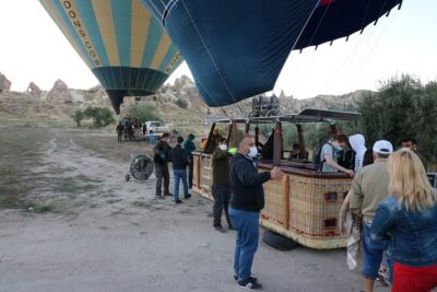 Hot Air Balloon Flight in Cappadocia with Champagne