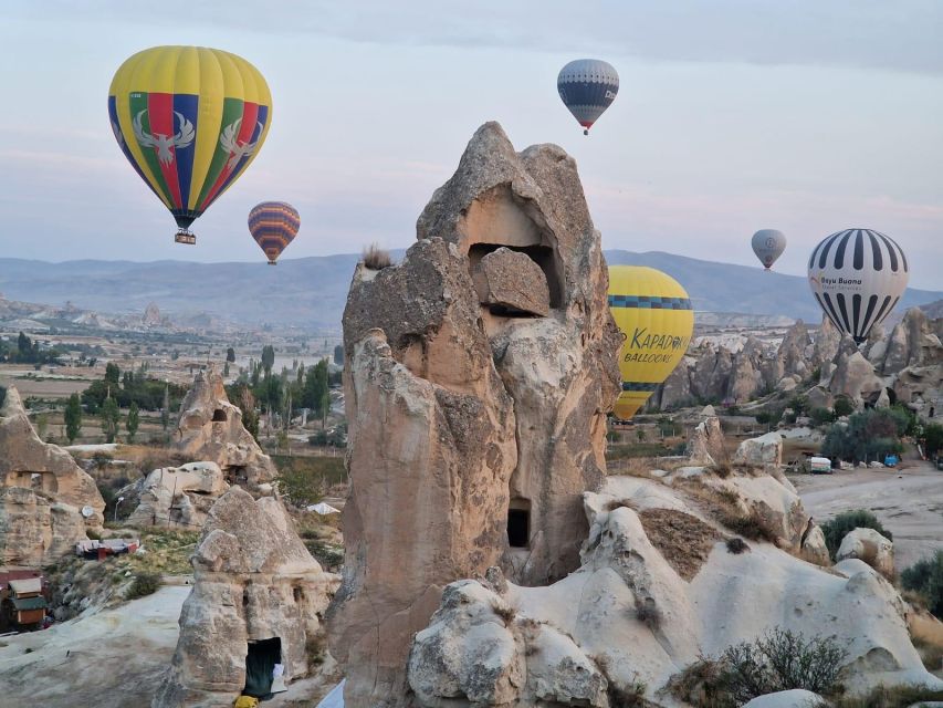 Hot air balloon in Cappadocia - Landing, celebration, and your flight certificate